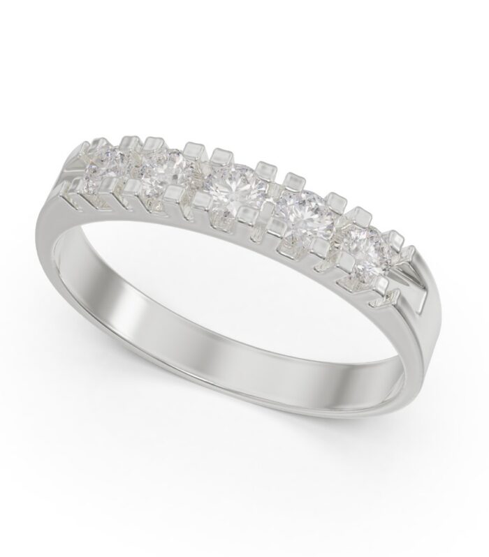 Anello Rivière 5 Pietre