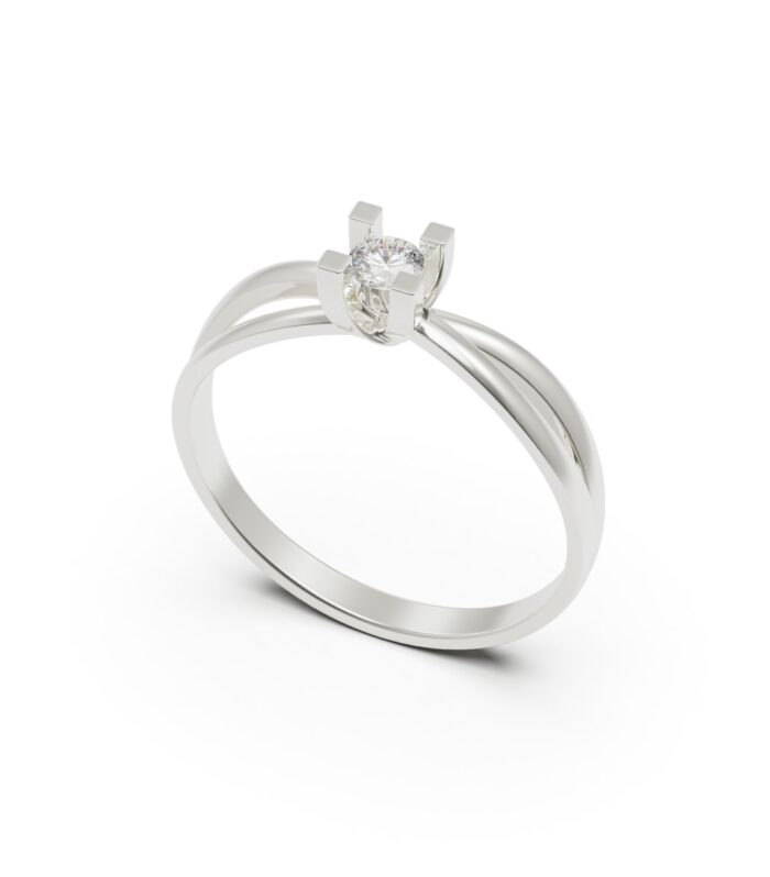 Anello Solitario Justine